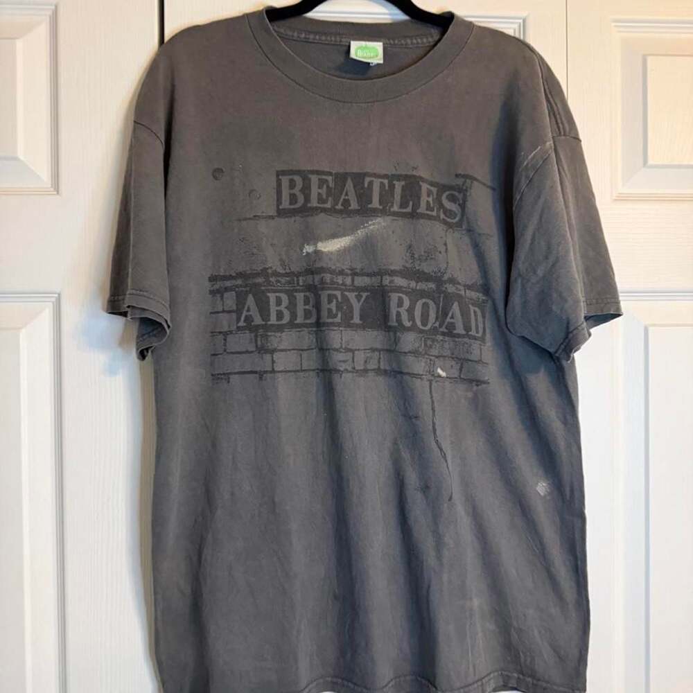 The Beatles Abbey Road Band T-Shirt Dark Gray Size L